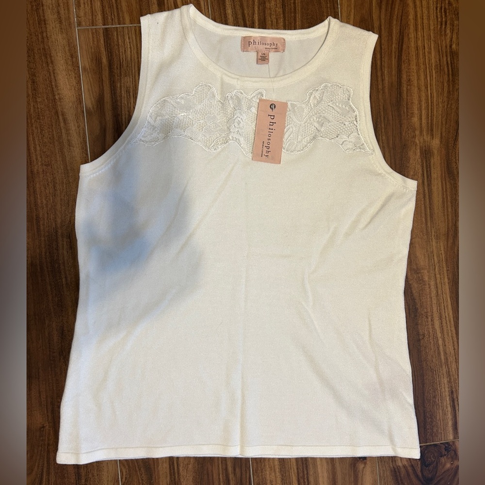 Woman’s Lace Detailing Philosophy Blouse